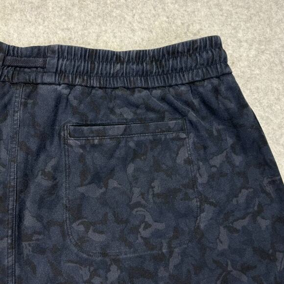 2 Pair Athleta 4" Shorts Womens 20 Cabo Linen Blue & Camo Farallon Short Black - Picture 7 of 16